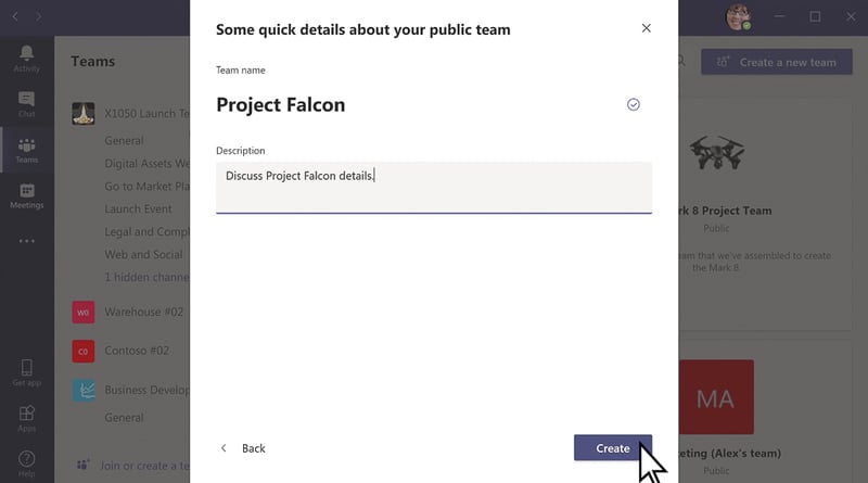 Microsoft Teams 101 - Creating a Team 5