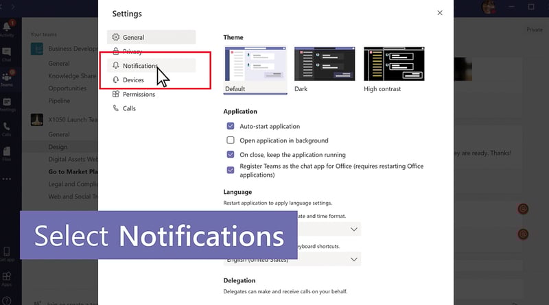 Microsoft Teams 101 - Manage Notifications 2