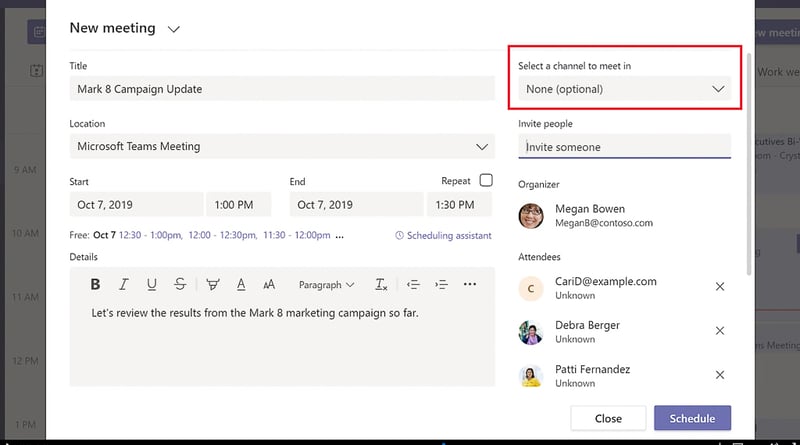 Microsoft Teams 101 - Managing Meetings 2