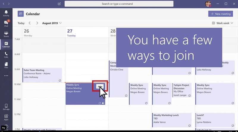 Microsoft Teams 101 - Managing Meetings 4