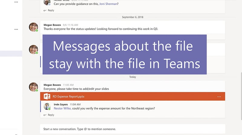 Microsoft Teams 101 - Sharing Files 7