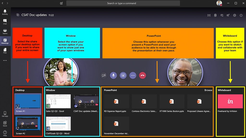 How to share your screen and PowerPoint in Microsoft Teams