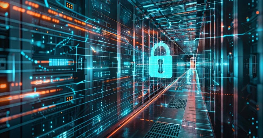 data centre implemented with firewalls