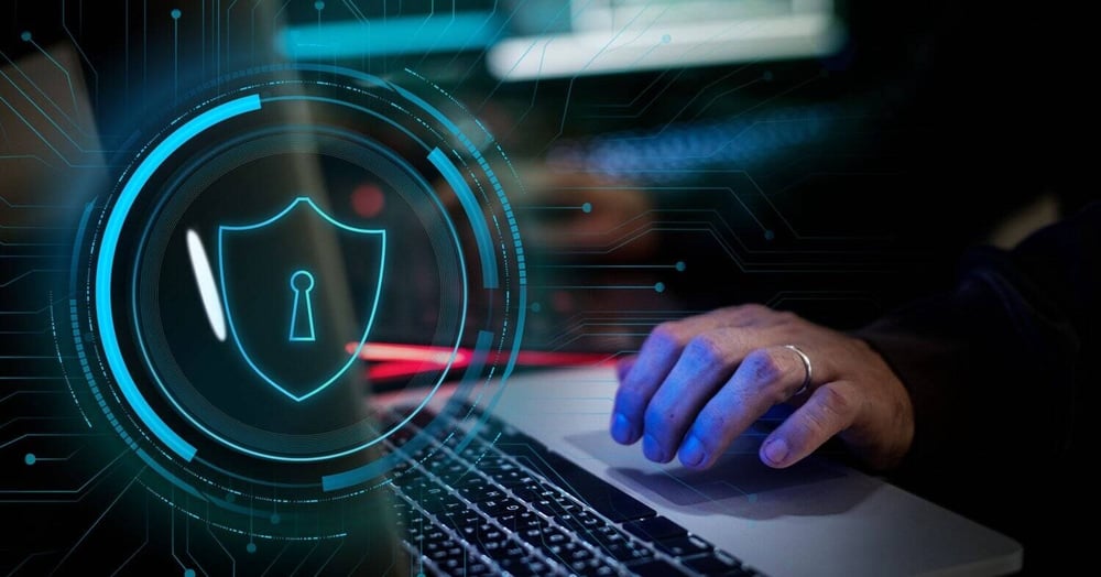 a user implementing different types of cyber security solutions on their computer