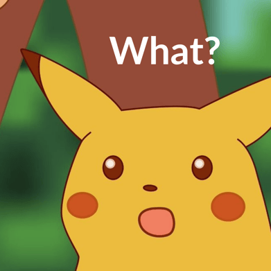 surprised pikachu
