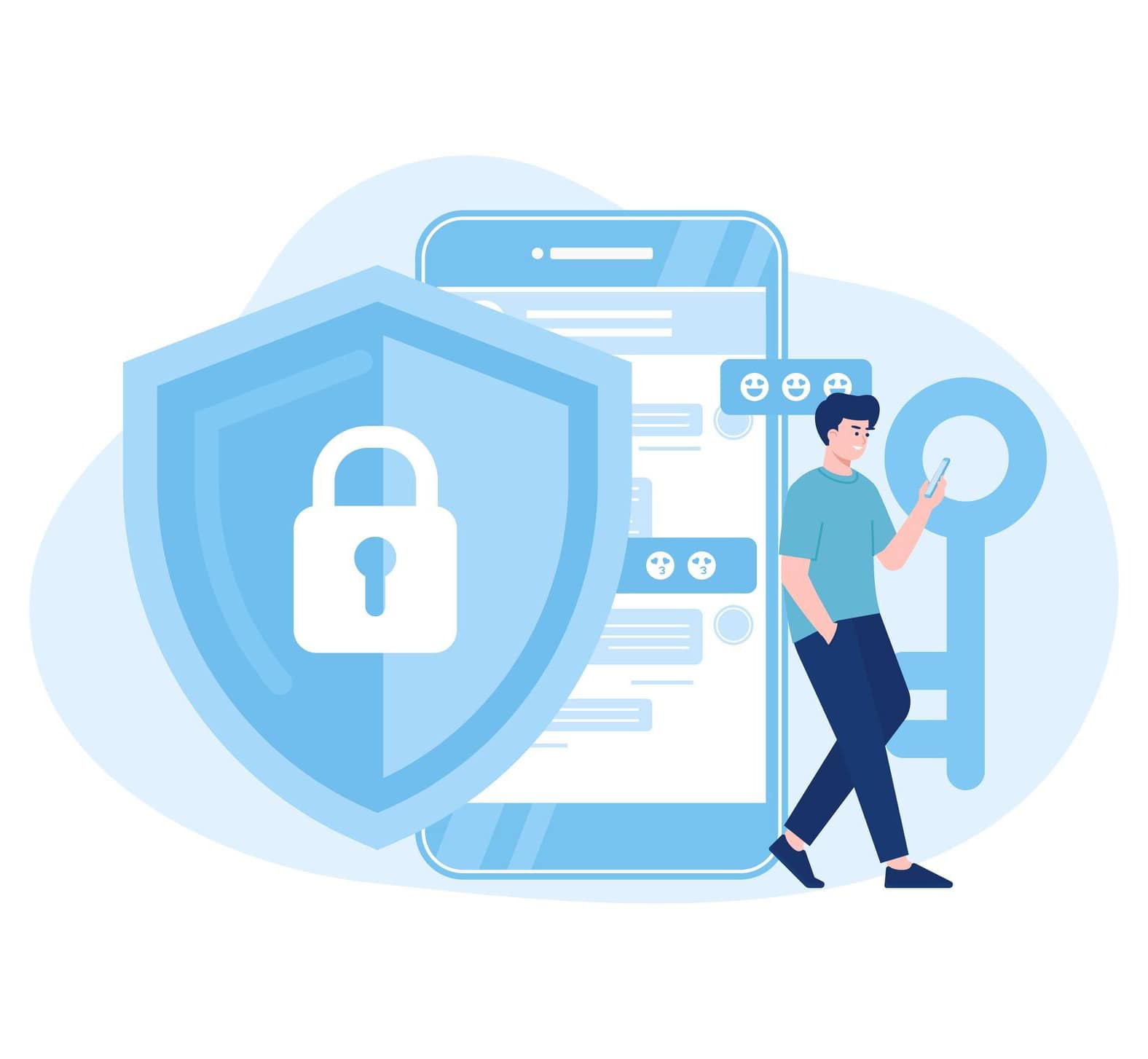 Man enjoying cyber security with RPO and RTO