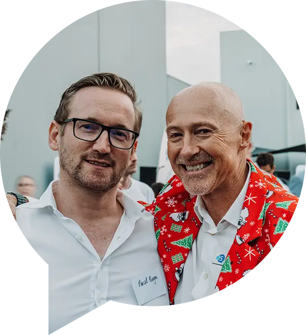 James Sutherland with a trusted OSIT client