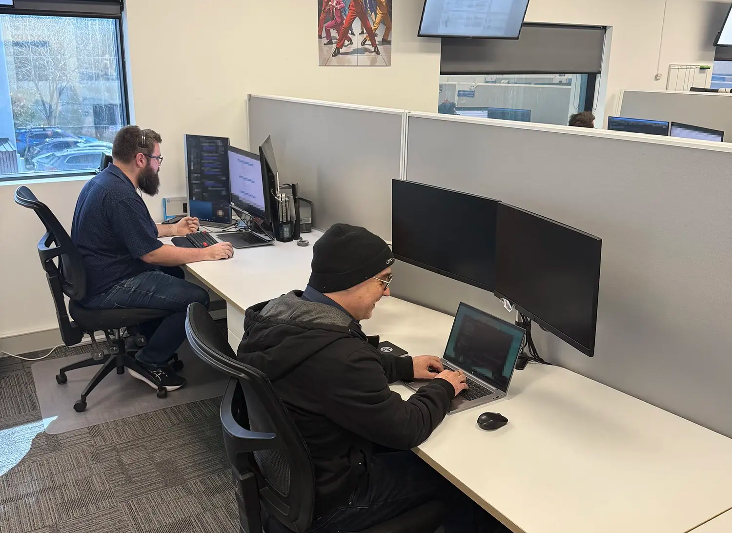 Office Solutions IT Senior Partner & Manager working on providing exceptional IT support to a Perth client