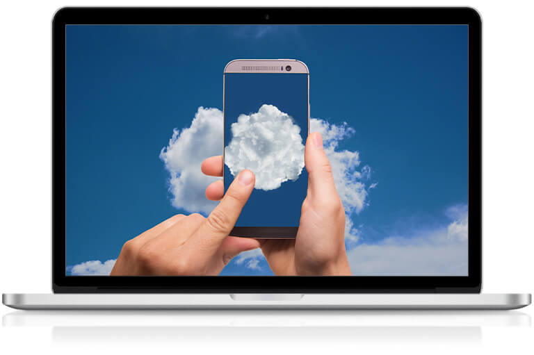 user enjoying the benefits of cloud voice services