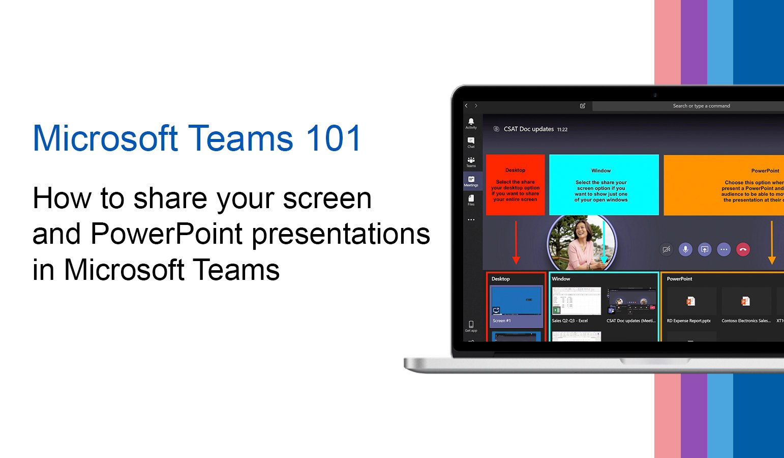 How to share your screen and PowerPoint in Microsoft Teams