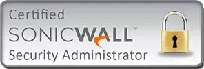 Office Solutions IT Help Desk Engineers are certified Sonicwall Security Administrators