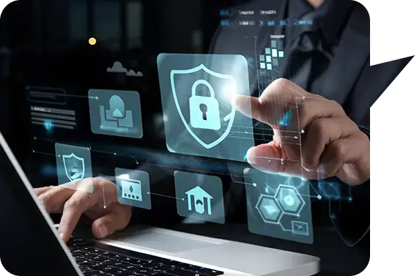 computer protected against a cyber security breach