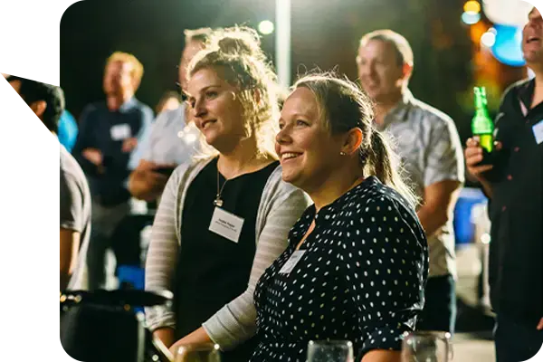 Office Solutions IT managed support clients attending a Perth event by OSIT