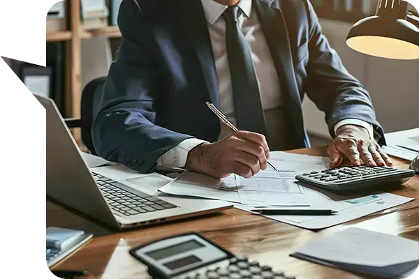 an accountant enjoying the benefits of Office Solutions IT's accounting IT services