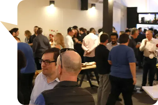 Office Solutions IT clients and teams at a Perth event