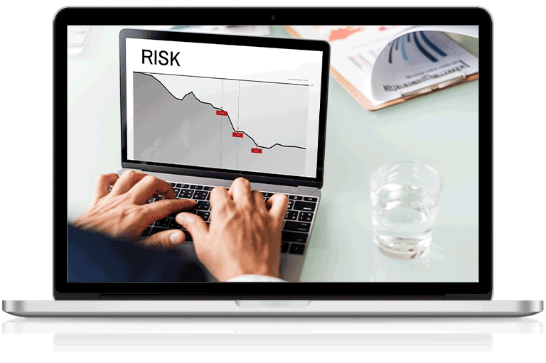 User assessing cyber securty risks without backup