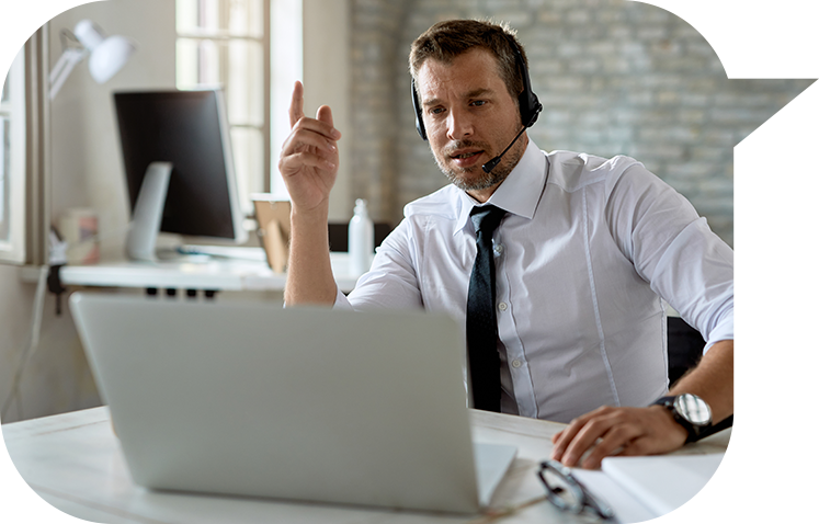 user calling customers with OSIT's VoIP for Australian businesses