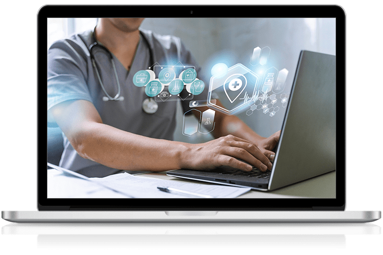 doctor enjoying the benefits of healthcare IT consulting services