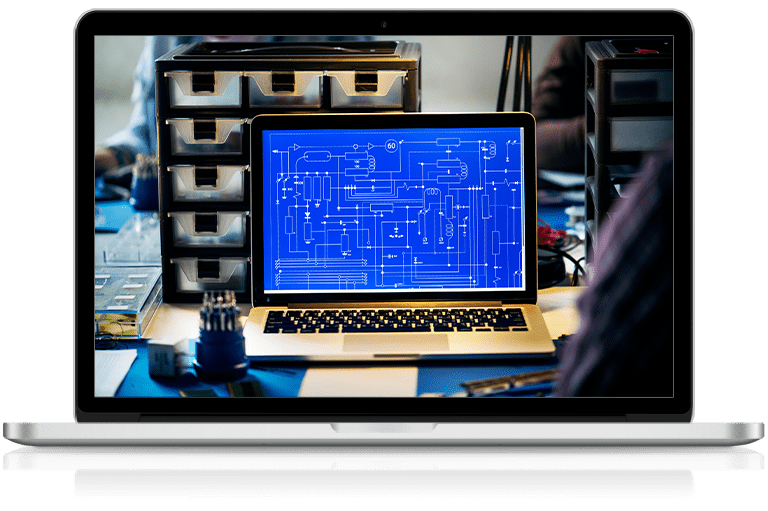 computer showing how IT support for engineering firms should look like