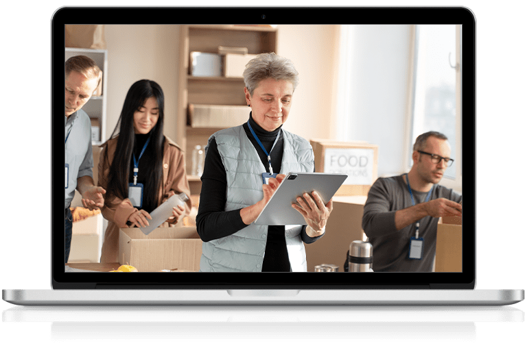 NFP volunteers using IT support for not for profit organisations