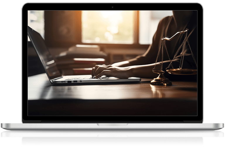 legal practitioner using managed IT for law firms