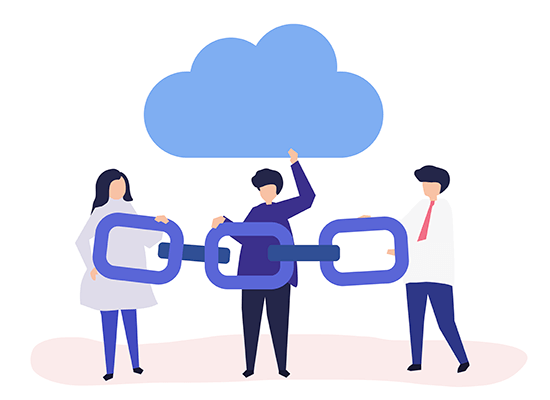 users enjoying the benefits of cloud integration