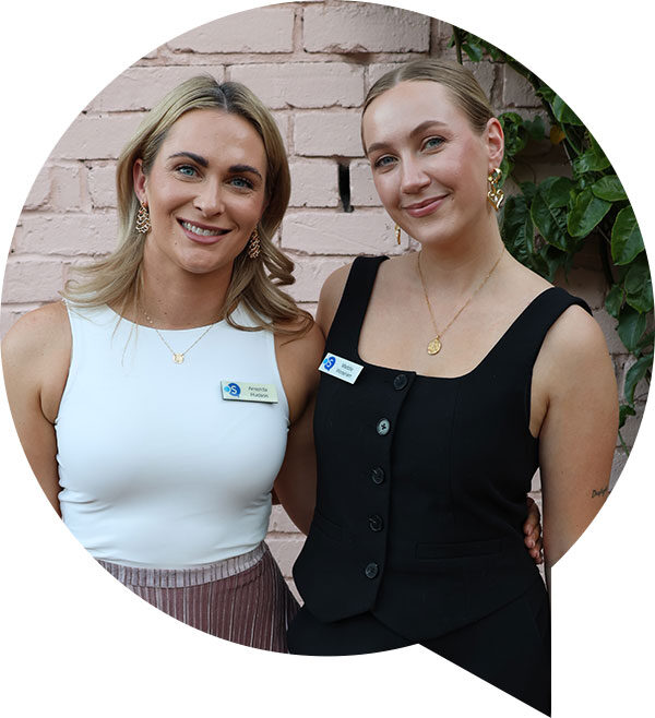 Amanda and Maddie - Business Services Team Members